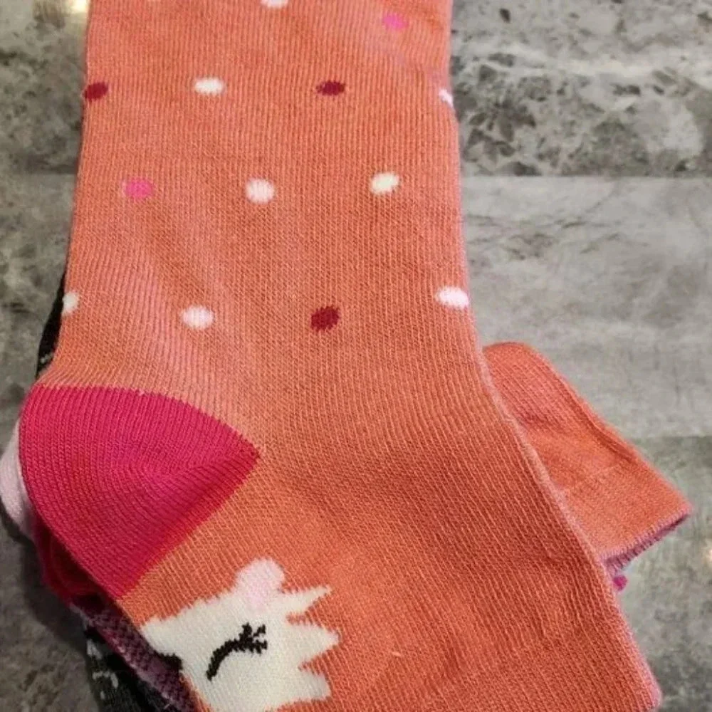 Girls size L Pink Ankle Socks